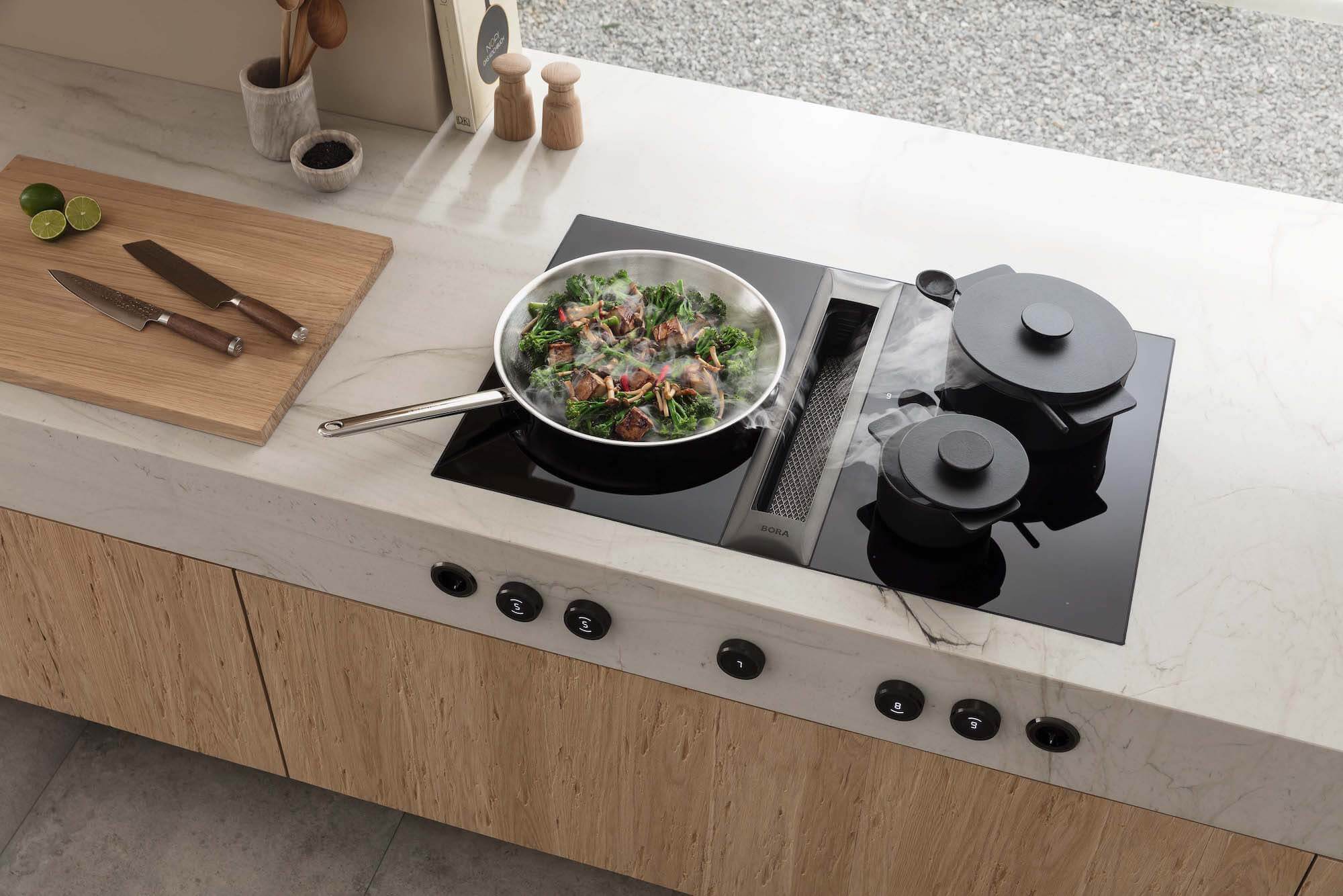 BORA Professional 3.0 Induktionskochfeld mit Dunstabzug
