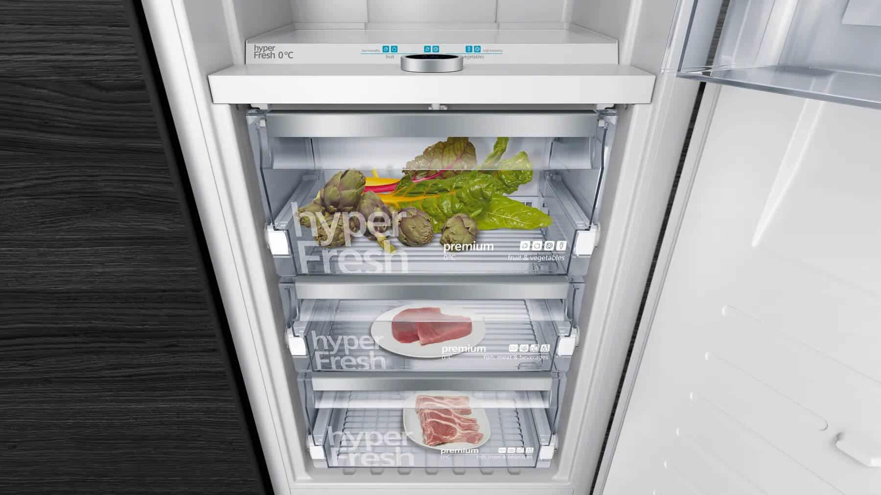 Siemens Kühlschrank Nahaufnahme