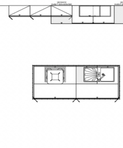 Häcker Landhausküche Malaga Graphit Grundriss