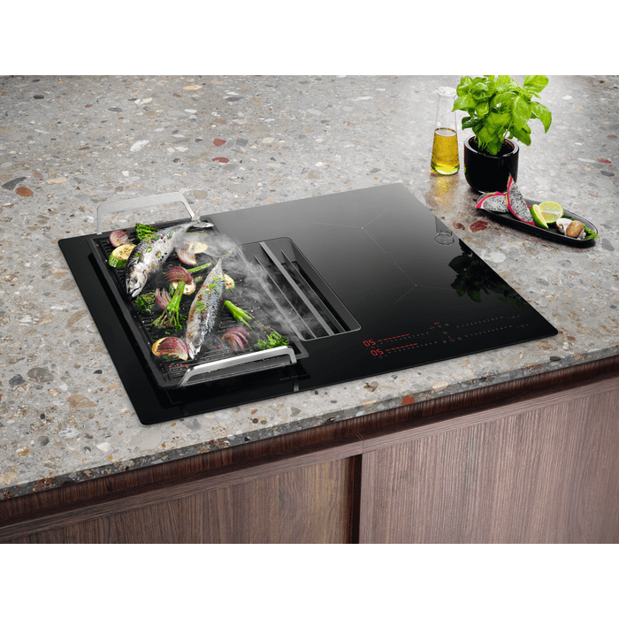 Electrolux Induktionskochfeld Muldenlüfter +Fisch
