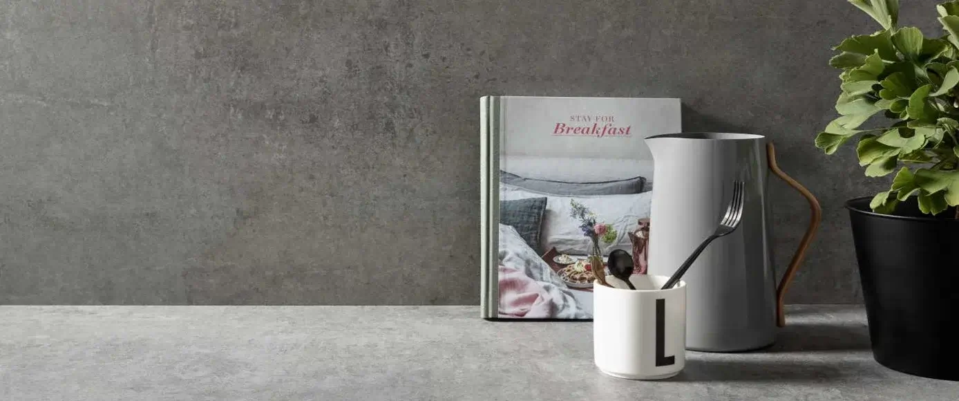 Lechner Dekton Arbeitsplatte grau