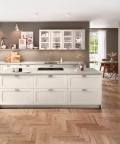 Nobilia Landhausküche Magnolia mit Hochschrank