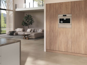 Miele Einbaukaffeemaschine CVA 7845 pearlbeige Gesamtansicht Einbau-Kaffeevollautomaten