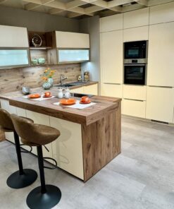 Nobilia Moderne U-Küche Magnolia matt