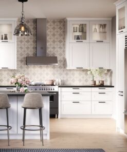 Häcker Landhausküche U-Form Weiß