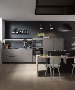 Häcker Design Inselküche Perfect soft Perlgrau Häcker Neuheiten 2026