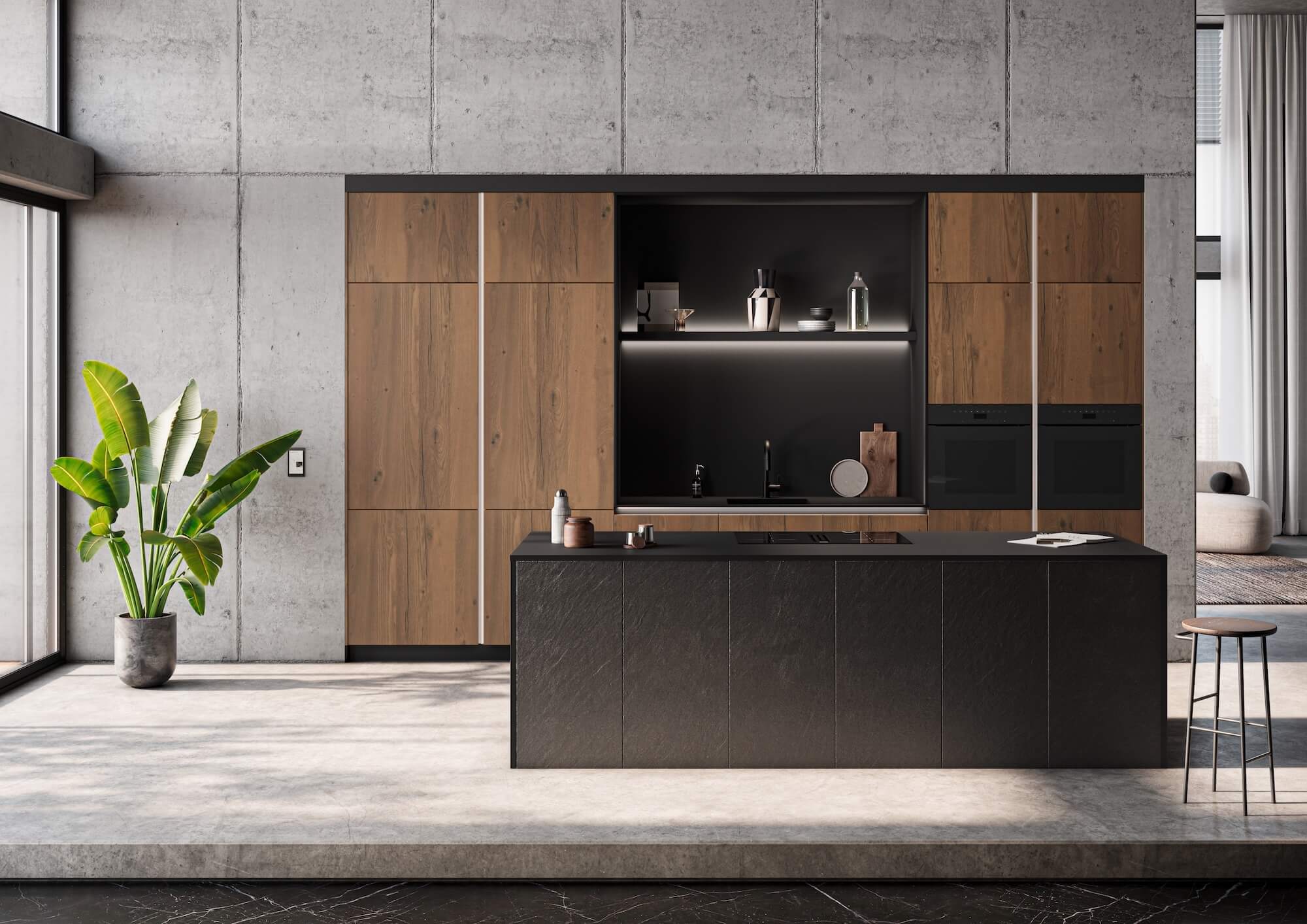 Häcker beleuchtete Kehlleisten